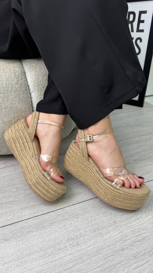 Sandalia Plataforma de Yute GRANADA