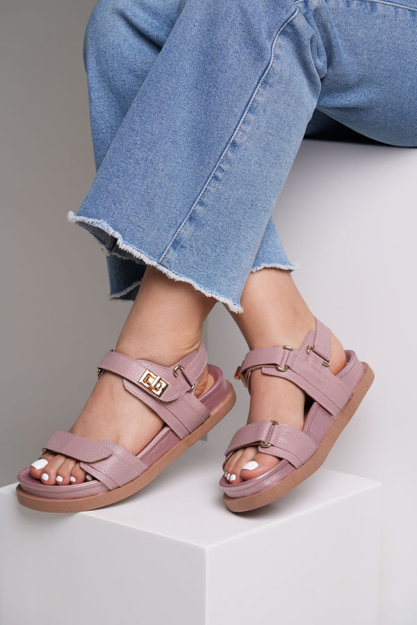 Sandalia Canoa en cuero FIRENZE